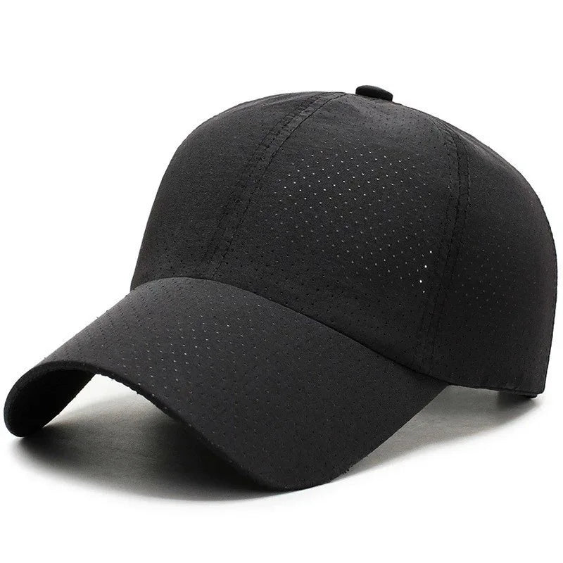 Quick Dry Mesh Sports Cap - Breathable Sun Hat for Running, Golf, Tennis, Jogging & Outdoor Activities