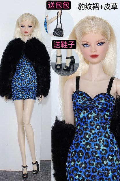 1/6 Doll Clothes Set — New Dress & Sweater Outfit for 30cm Xinyi FR ST BB Dolls, Doll House Accessories