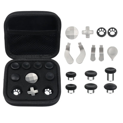 Xbox One Elite Series 2 Controller Accessories Kit – Metal D-Pad, Trigger Paddles & Thumb Stick Grips