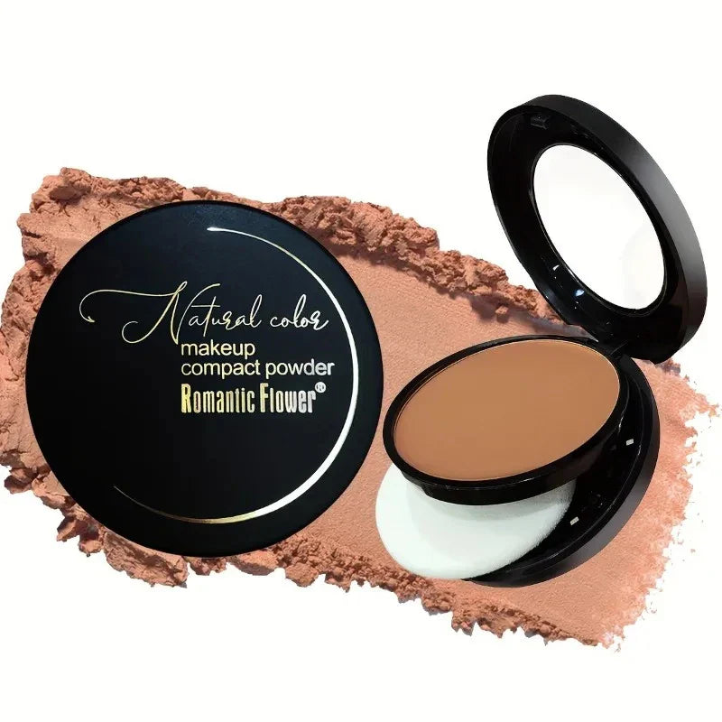 Sweat-Resistant Contouring Powder Palette – Matte Buildable Coverage for All Skin Tones with Highlight & Shadow