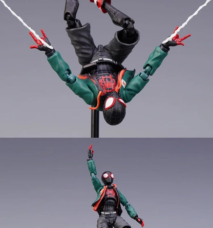 Miles Morales Spider-Man Action Figure — Into the Spider-Verse Collectible Toy for Kids Gift