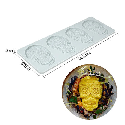 Various Leaves & Geometric Flower Silicone Cake Lace Mold — Cake Decorating Border Tool for Baking