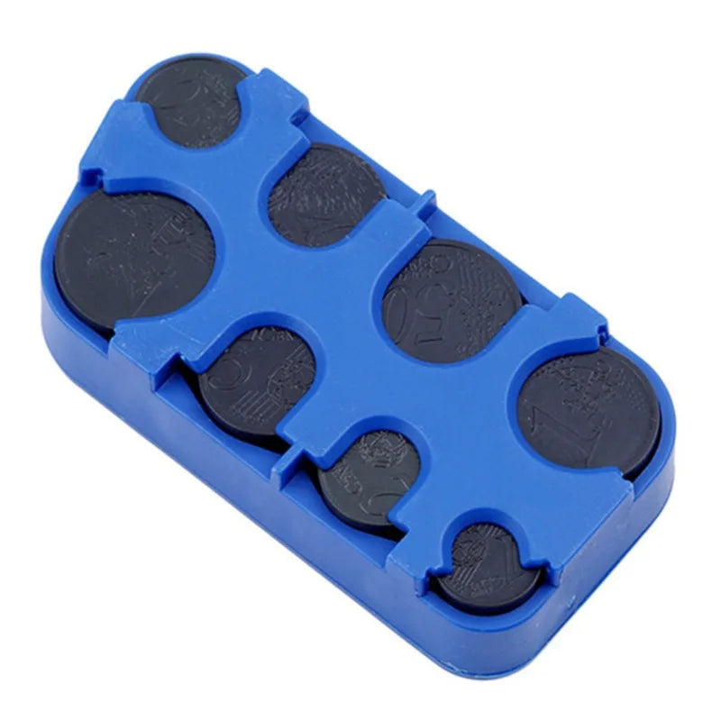 Car Coin Storage Purse – Euro Coin Bank Holder, Plastic Wallet & Cash Organizer Box for Savings