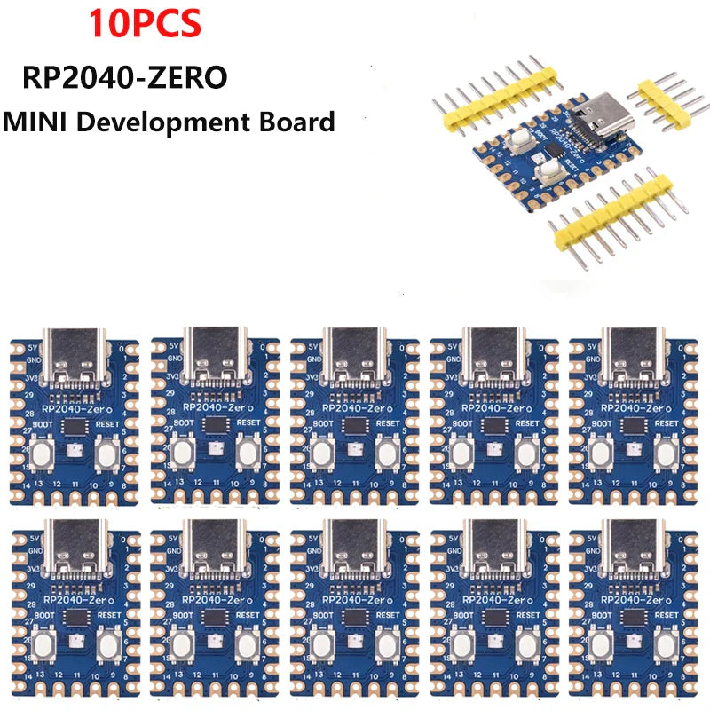 RP2040-Zero Microcontroller Board – Dual-Core Cortex M0+ Raspberry Pi PICO with 2MB Flash (1-10PCS)