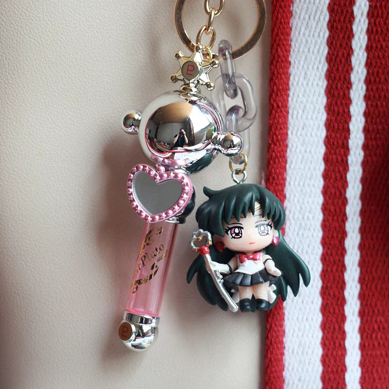 New Sailor Moon Car Keychain — Tsukino Usagi Anime Figure Keyring, Backpack Pendant Doll, Kids’ Collectible Toy Gift