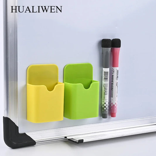 Magnetic Whiteboard Storage Box – Pen, Chalk & Eraser Holder with Hanging Plastic Design for Teaching & Office Use