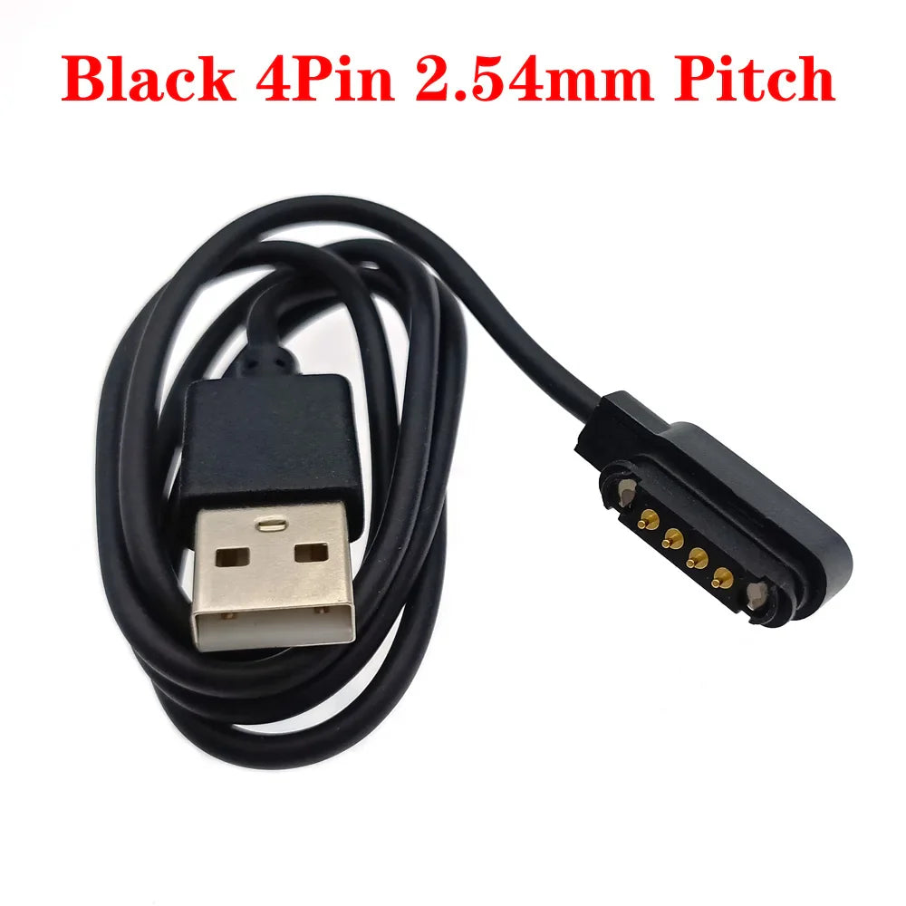 Magnetic Pogo Pin Connector Set – 2/4/5 Pin Spring-Loaded Male & Female DC Charging Power Socket for Secure Magnetic Connection Cable Adapter