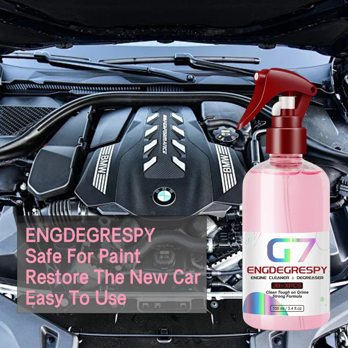 Car Engine Bay Cleaner | Powerful Decontamination Cleaning Product for Engine Compartment – G7 ENGDEGRESPY