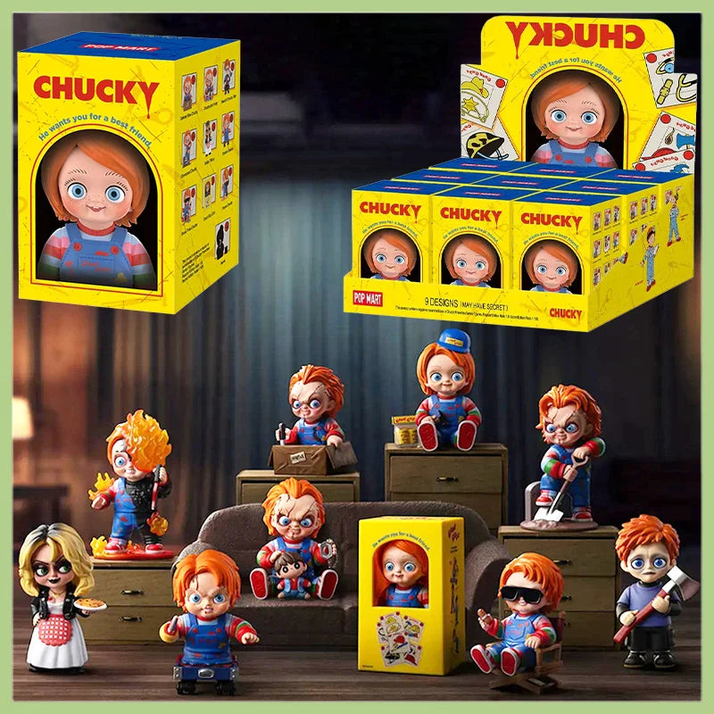 New Arrival Genuine Chucky Blind Box Figure — TV Series Surprise Mystery Box Collectible Toy, Doll Decoration Gift