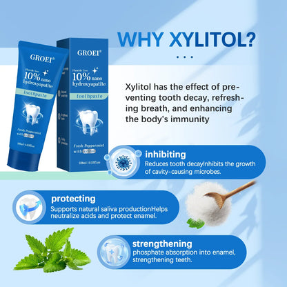 Hydroxyapatite Toothpaste – Cavity Protection, Stain Removal & Sensitive Teeth Care