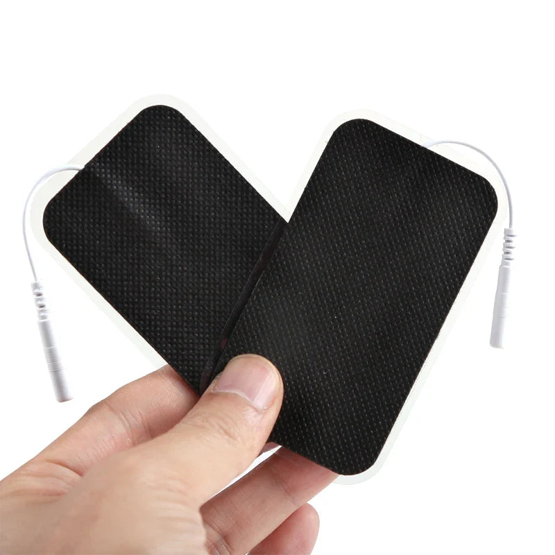 5×9cm Non-Woven Electrode Pads – 2mm Plug for TENS Muscle Stimulator & Acupuncture Machine, Gel Patch Accessories