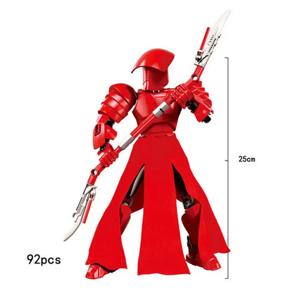 Space Wars Buildable Action Figures — Kylo Ren, Chewbacca, Boba Fett, Jango Fett & General Grievous Toys for Kids (KSZ605/617/326)