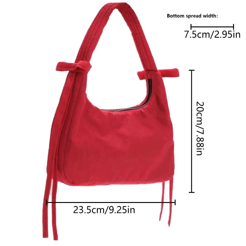 Nylon Handbag for Women – Casual Zipper Purse to Complete Your Look