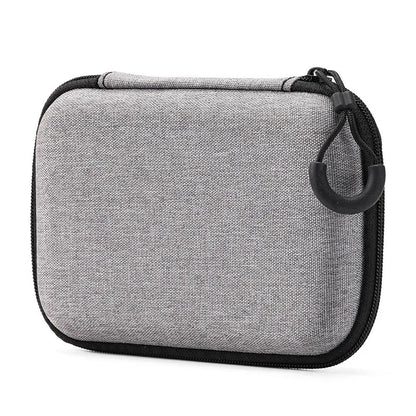 Portable Shockproof Headphone Case – Hard Shell Earphone Bag for Headset, Memory Card & USB Cable Storage