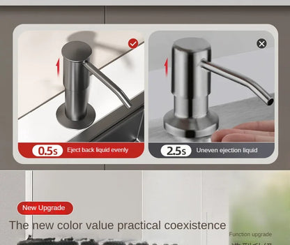 Kitchen Sink Soap Dispenser — Detergent & Hand Soap Presser, Extender Pump for Kitchen Accessories