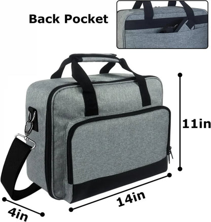 Universal Projector Storage Bag – Thickened Travel Case Handbag for Epson, BenQ & ViewSonic, Grey