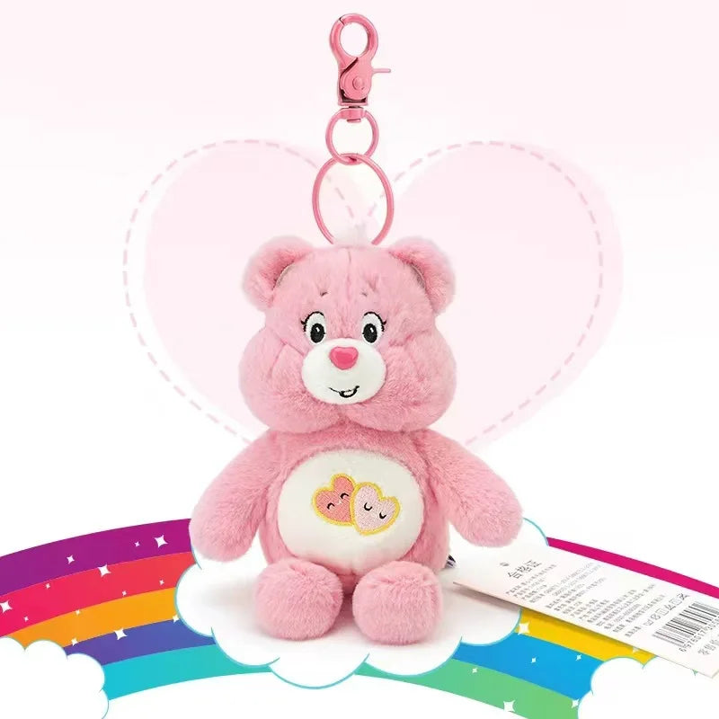 Genuine Care Bears Scented Plush Keychain – Stuffed Toy Bag Charm, Backpack Doll, Birthday & Christmas Gift for Kids