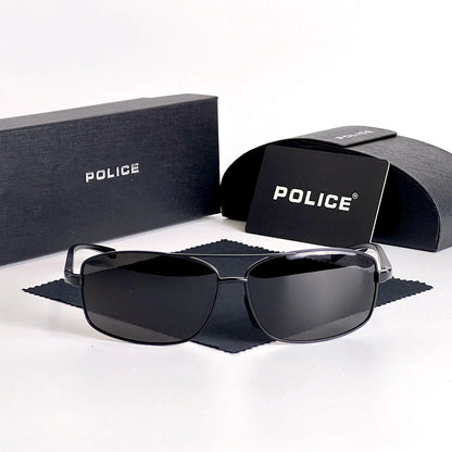 Luxury Policer Polarized Sunglasses for Men – Classic Pilot Style UV400 Protection, High-Quality Eyewear 6247