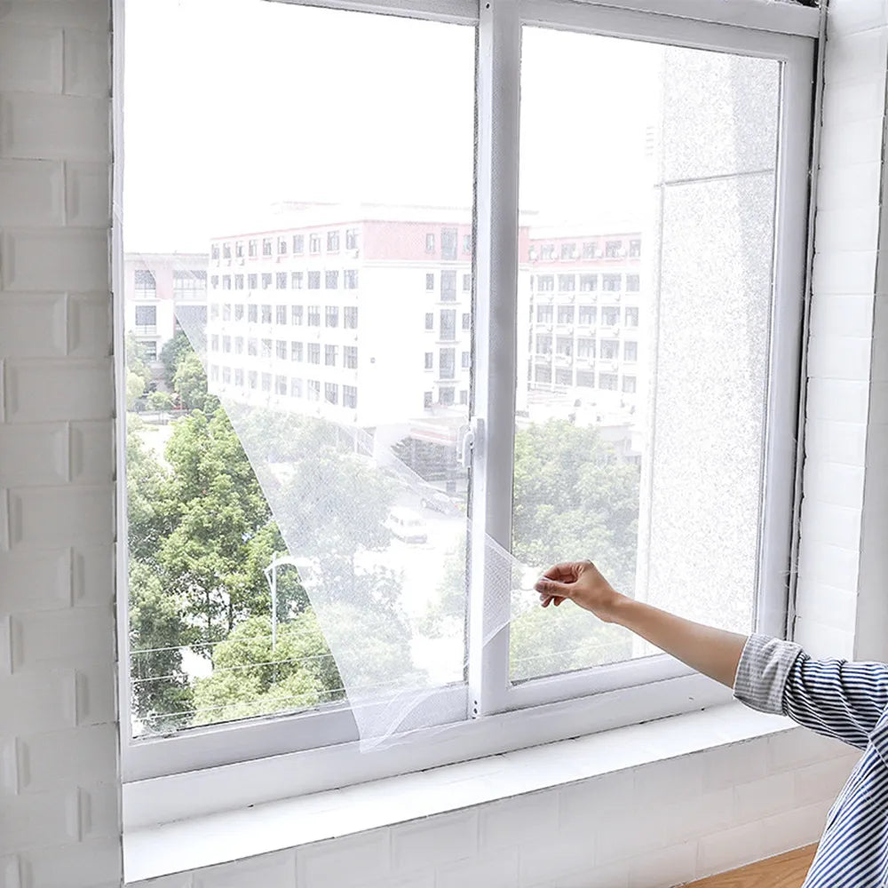 Bedroom Window Mosquito Nets Insect Fly Screen Curtain | Indoor Anti-Mosquito Fly Bug Mesh | Insect Screen Repair Tape