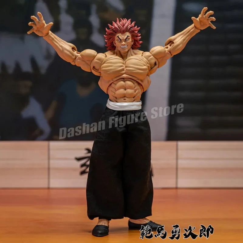 ST Baki Hanma Son of Ogre Action Figure – Hanma Yuujiro PVC Fighting Anime Model Toy Collection Gift