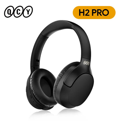 QCY H2 Pro Wireless Headphones - Bluetooth 5.3, HIFI 3D Stereo, BASS Mode Gaming Earbuds, 70H Playtime, Over-Ear Headset