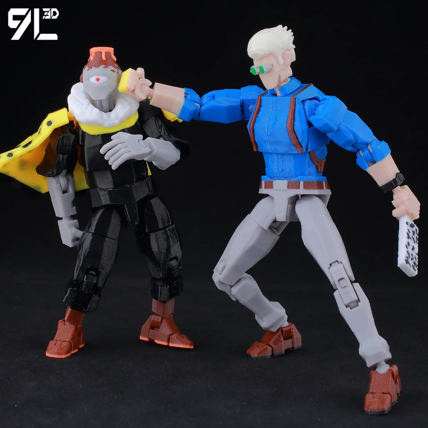 9L3D Printed Anime Action Figures — Jujutsu Kaisen Sukuna, Yuji, Yuta, Satoru Gojo Movable Mannequin Toys