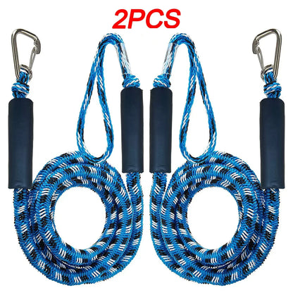 2/1PCS Dock Lines Elastic Marine Rope – Bungee Cords Shock Ties for Kayak & Boat Accessories