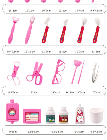 Children's Doctor Play Set - Simulation Nurse Toy Accessories for Boys & Girls, Home Play Gift