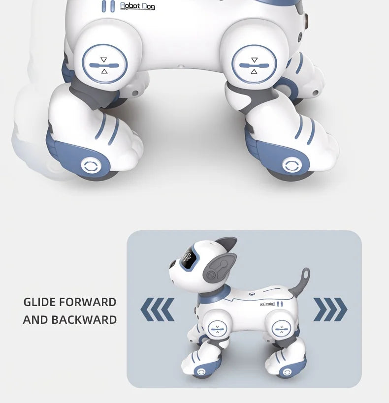 Intelligent Robot Dog Toy - Remote Control, Sing & Dance, Smart Interactive Programmable Puppy for Kids