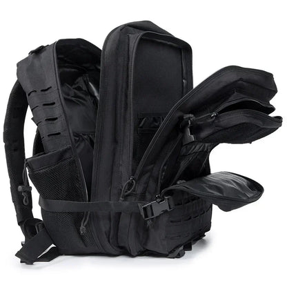 25L/45L Tactical Backpack for Men & Women – Outdoor Hiking Molle Daypack, School & Gym Rucksack with Dual Cup Holders