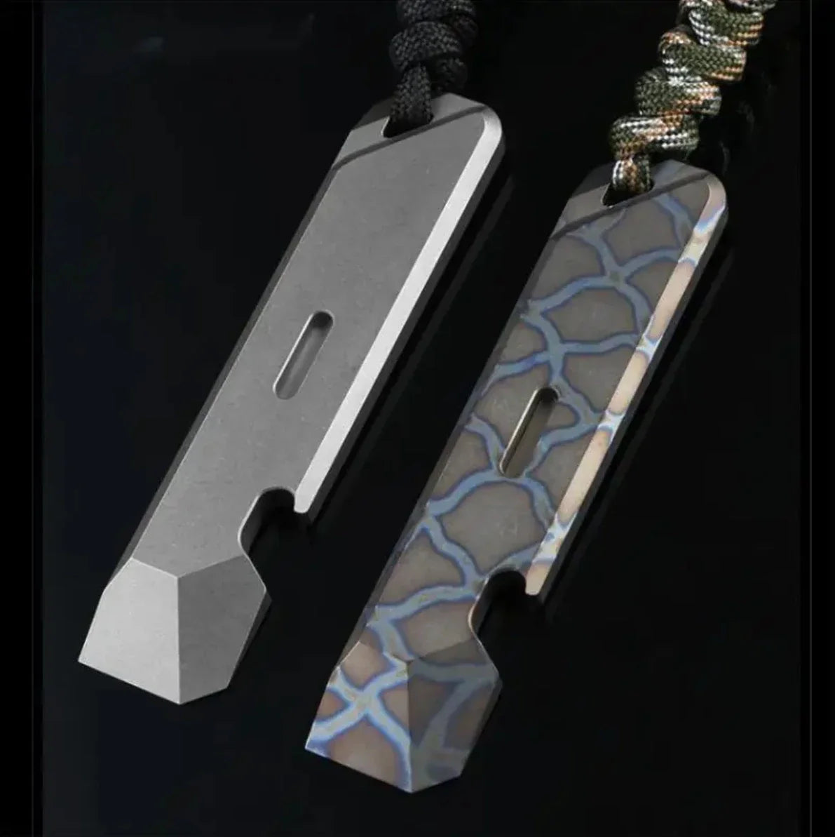 Titanium Alloy Multifunction EDC Tool – Wrench, Pry Bar, Bottle Opener & Screwdriver for Outdoor Use