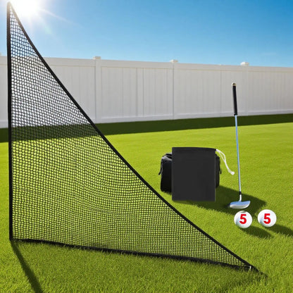 Heavy-Duty Golf Shank Hitting Net – 7FT Golf Practice Training Net for Men, Women & Teens Golf Swing Protection Equipment