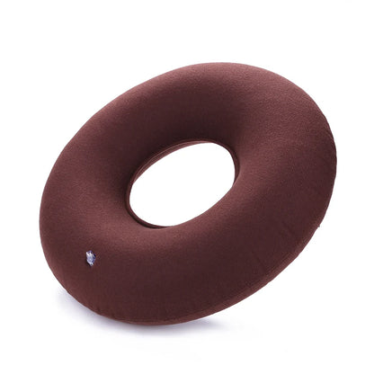 35cm Inflatable Hip Support Cushion – Medical Hemorrhoid Donut Seat Pad with Pump, Anti-Bedsore Round Massage Pillow