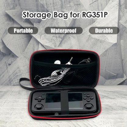 Shockproof Protective Case: Portable Organizer Bag for Handheld Game Consoles - Compatible with ANBERNIC RG405V, RG35XX, and More!