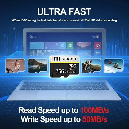 Xiaomi High-Speed SD Memory Card – 128GB, 256GB, 512GB, 1TB, 2TB Class 10 Micro TF Card for Nintendo Switch, PC & Smartphone