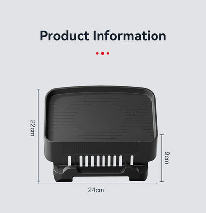 Herval Silicone Air Vent Phone Holder & Storage Tray for Tesla Model Y/3 Highland – Car Tissue Box Organizer Accessory