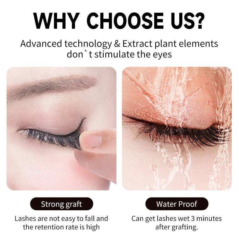 15ml Super Bonder Fixing Agent for Eyelash Extensions - Lash Primer, Glue Adhesive Hardener for Professional Use