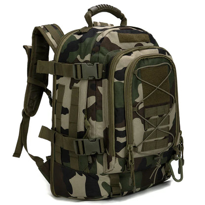 65L Tactical Outdoor Backpack — Large Capacity Military Hiking & Camping Rucksack for Men