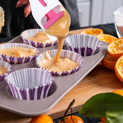 Cake Batter Dispenser Spoon – DIY Cupcake & Baking Tool for Flour, Paste & Precise Batter Pouring Kitchen Accessory