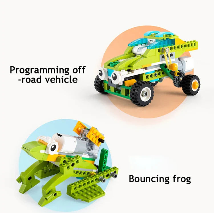 NEW WeDo 2.0 Core Set Robotics STEAM Kit – Compatible with 45300 We-Do Building Blocks, DIY Educational Toy for Christmas