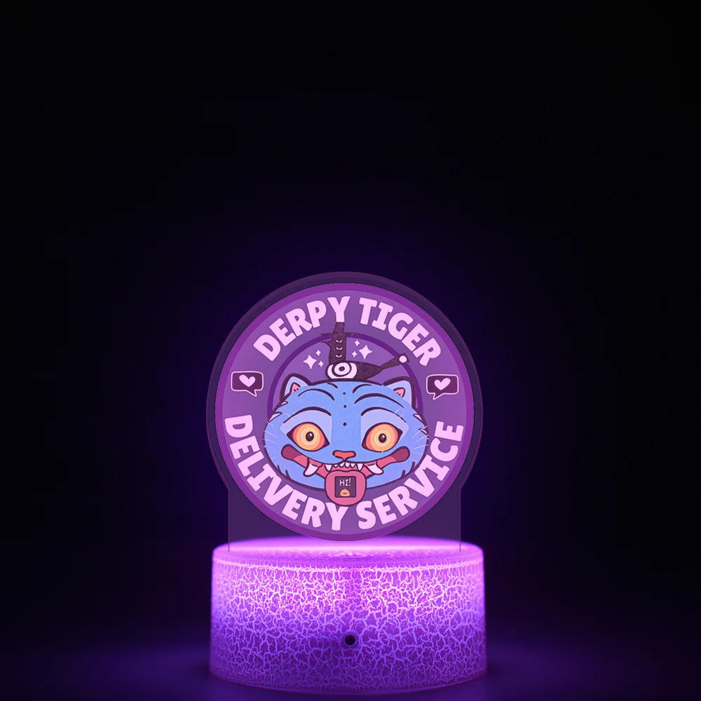 K-Pop Demon Hunters LED Night Light – Zoe, Mira, Rumi, Saja 16-Color Remote Control