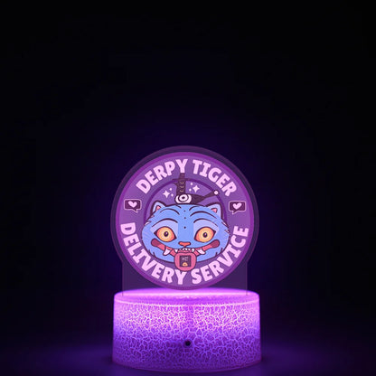 K-Pop Demon Hunters LED Night Light – Zoe, Mira, Rumi, Saja 16-Color Remote Control