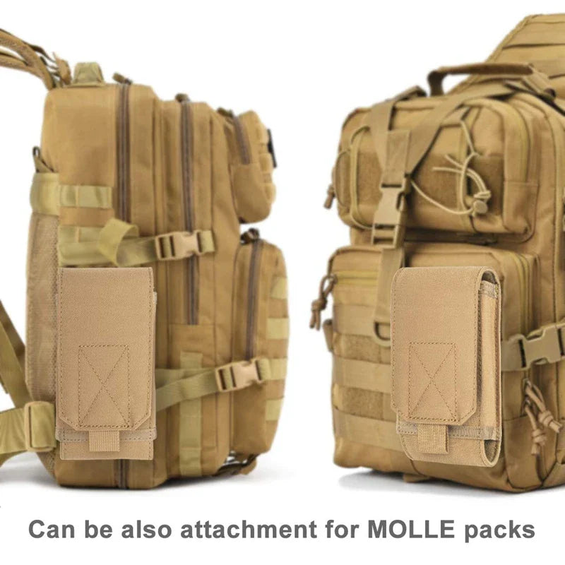 Tactical MOLLE Carrying Bag - Small Items, Hunting, Shooting, Outdoor Camping, EDC Waist Bag and Mobile Phone Bag