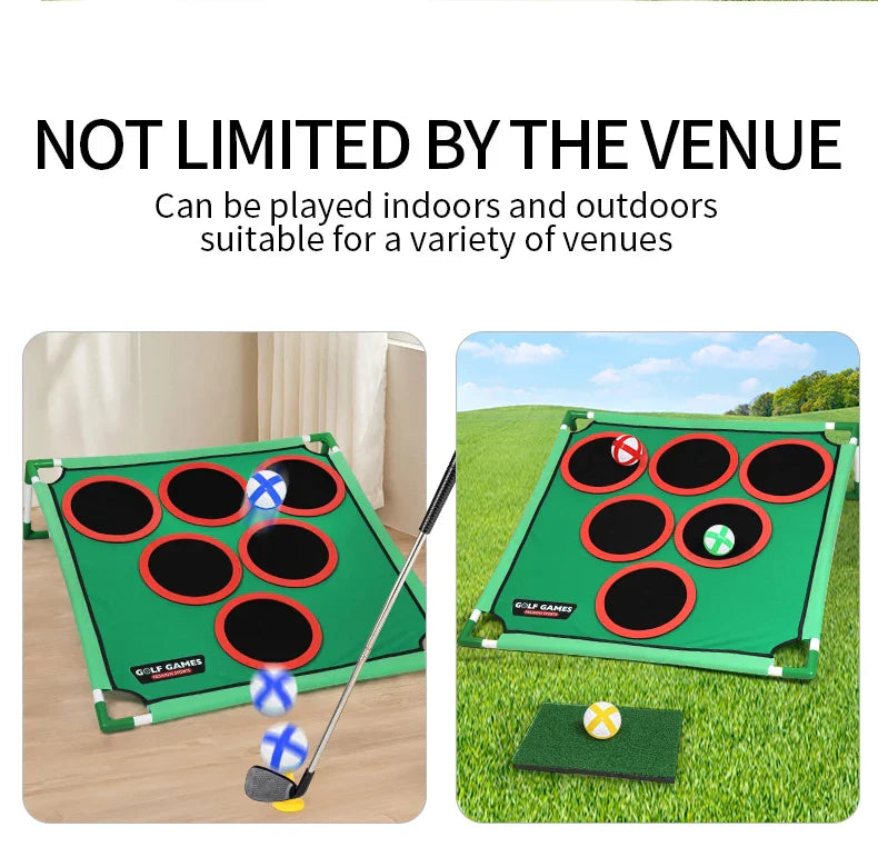 Govllfoz Golf Practice Mat – Warm & Cozy Gaming Blanket for Golf Techniques, Sticky Ball, Tiled or Hanging