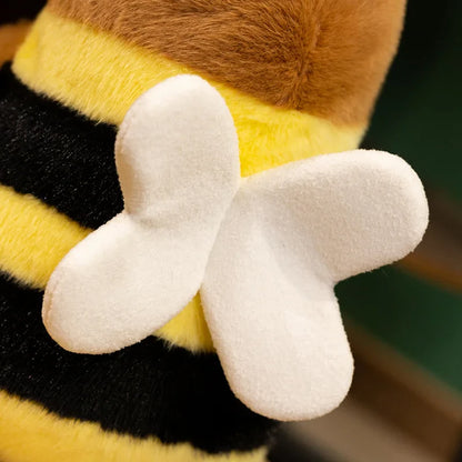 Cute Bee Capybara Plush Toy – Soft Stuffed Animal Doll for Kids, Birthday Gifts & Room Decor