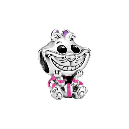MINISO League of Legends Mickey & Minnie 925 Sterling Silver Charm – Beads Fit for Pandora Bracelet, Ladies Jewelry