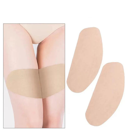 10PCS V-Shaped Anti-Chafing Thigh Tape – Invisible Sweat-Absorbing Friction Relief Pads for Men & Women Body Comfort