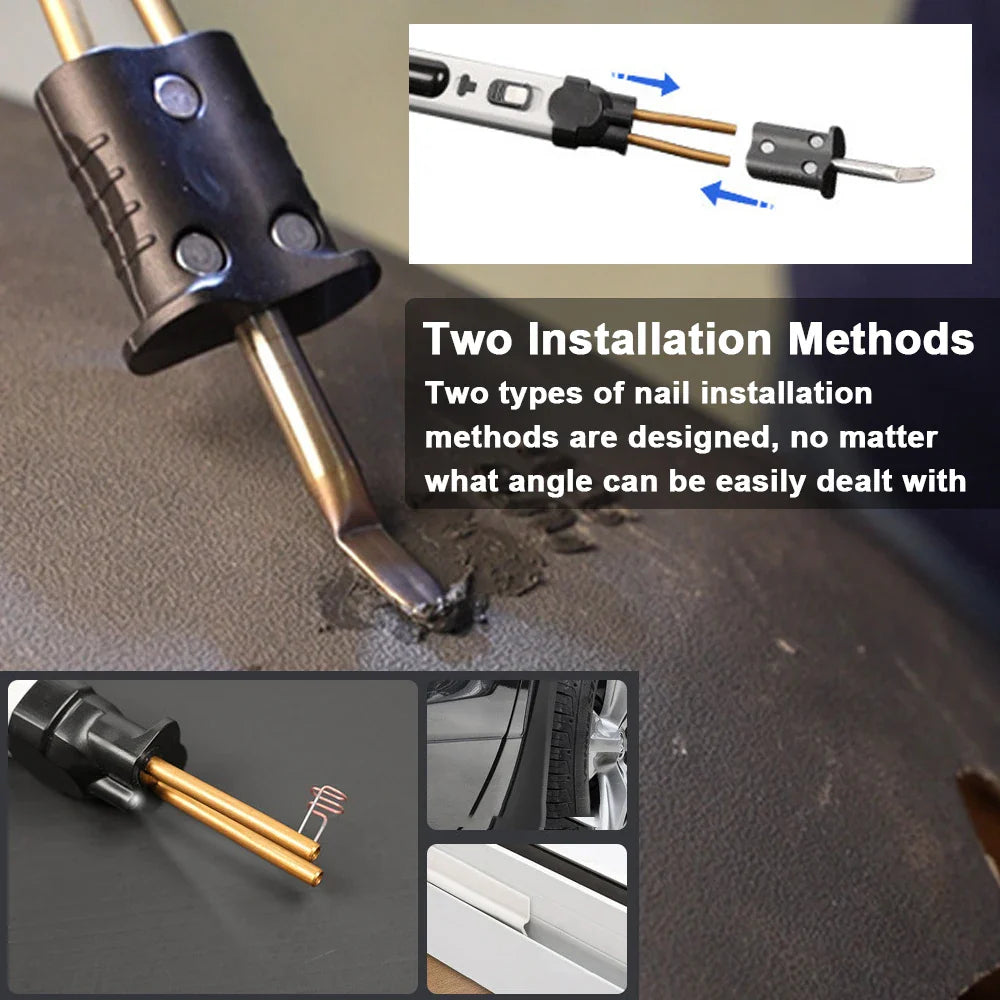 Portable Handheld Plastic Welding Machine – Thermal Cutting & Hole Repair Tool Set with LED Light