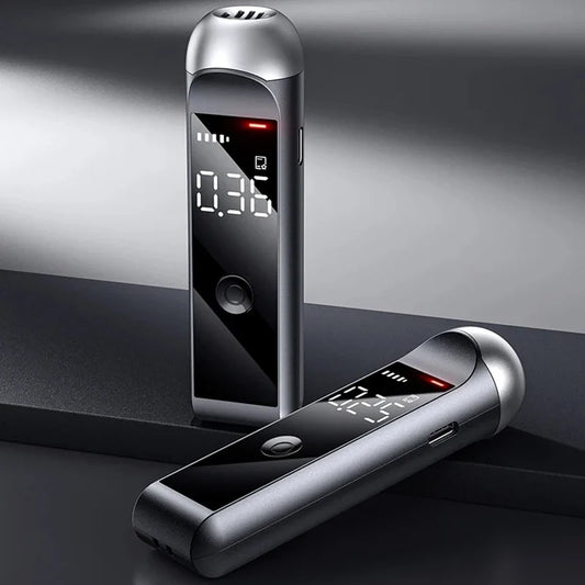 Digital Breath Alcohol Tester - Accurate Alcotester Detector with Display for Driver Safety Checks