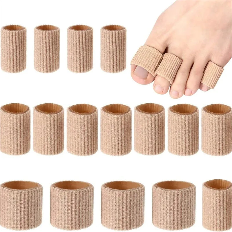 Gel Toe Cover Elastic Fiber Protector – Silicone Finger Tube for Toe Protection and Friction Reduction, Foot Care Accessory